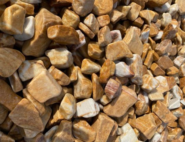 Жълт камък 20-40 мм 15 кг - Градински камъни