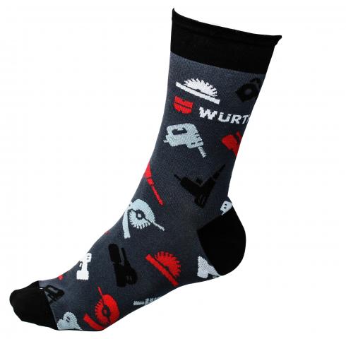 Работни чорапи WURTH(Y) сиви МАШИНИ 41-45 - Чорапи и стелки