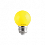 LED крушка G45 1W E27 жълта 60lm