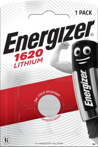 Батерия Energizer Lithium CR1620, 1 бр. - Батерии