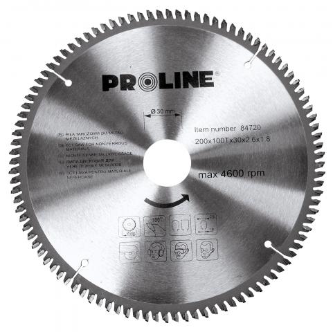 Циркулярен диск за алуминий 250х30 мм 100T Proline - Циркулярни дискове