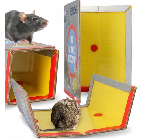 Леплив капан за мишки и плъхове, с примамка БРОС, снимка 7 - Механични средства за защита