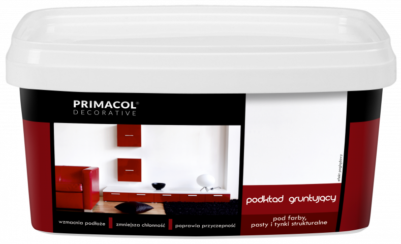 Грунд за декоративни мазилки Primacol 3л - Ефектни бои за стени
