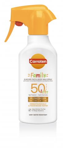 Спрей-мляко Carroten Family SPF50 270 мл - Други препарати