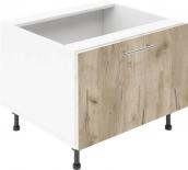 Крафт D13 шкаф за "Раховец" 60см, дъб крафт сив