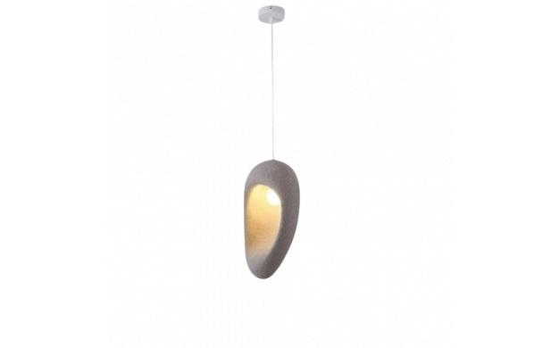 LED Пендел E27  60W бяло/сиво D260 - Пендели