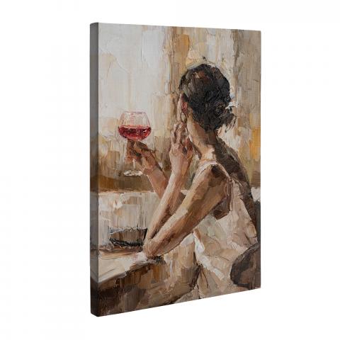 Картина Wine tasting 60x90 см, снимка 3 - Картини и рамки