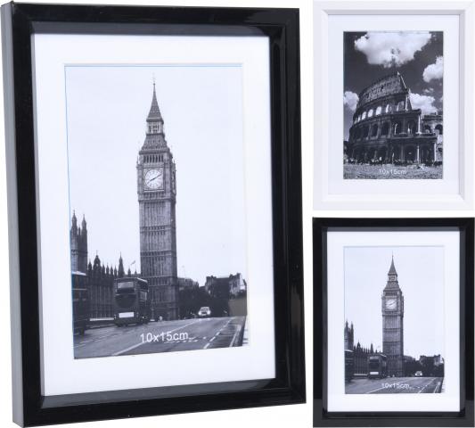 Рамка за снимка 10x15 см черно/бяло - Картини и рамки