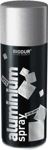 Спрей  Biodur Aлуминий 400 мл - Спрей бои за метал