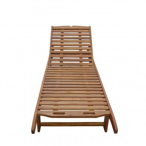 Градински шезлонг дървен, снимка 3 - Дървени шезлонги