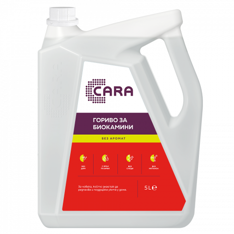 CARA гориво за биокамини 5л - Спирт