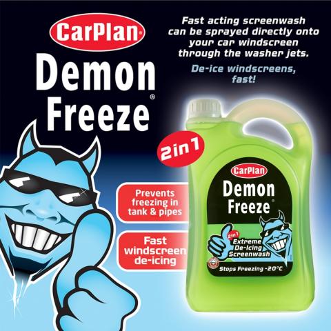 Зимна течност за чистачки Demon freeze -20°C 2.5 л концентрат, снимка 2 - Зимни течности за чистачки