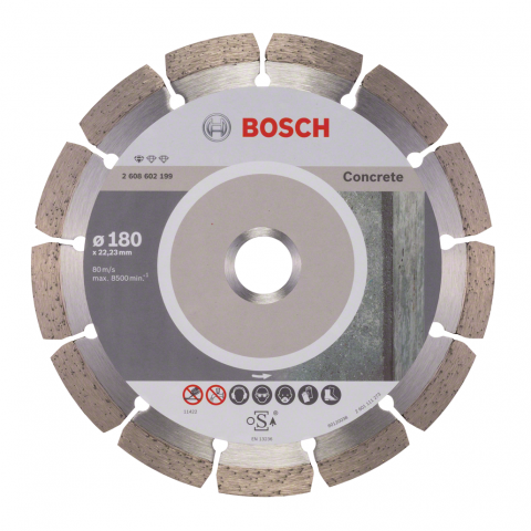 Диамантен диск Bosch Concrete 180 мм, снимка 2 - Диамантени дискове