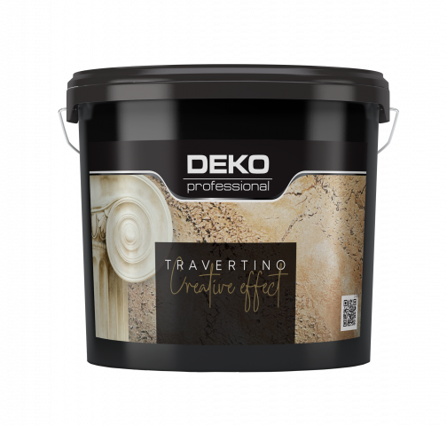 DEKO Professional Travertino Creative effect 8кг - Ефектни бои за стени