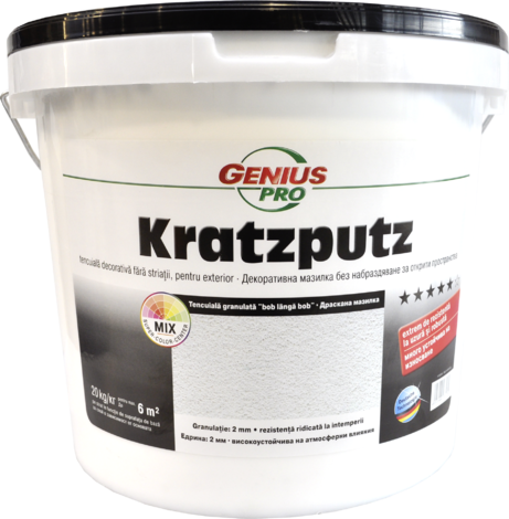 GP Kratzputz 2,0mm 20kg - Бели бои