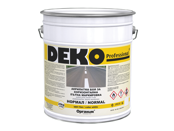 Пътна маркировка Deko Professional бяла 3.5 кг - Пътна маркировка