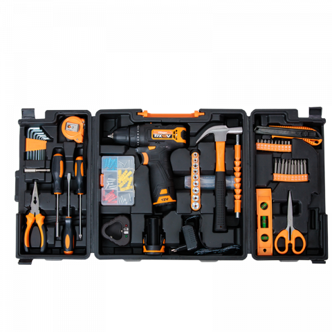 Комплект Ударен Винтоверт Villager VLN3212 и 51 аксесоара - Акумулаторни бормашини