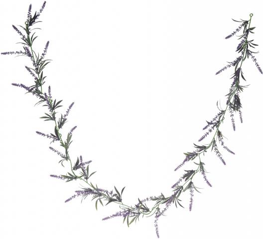 Изкуствено растение-гирлянд Лавандула 180см, снимка 2 - Единични цветя
