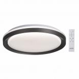 LED плафон GALAXY max.54W 3000K-4000K-6500K 5100lm 220V димируем с дистанционно Ф400mm графит