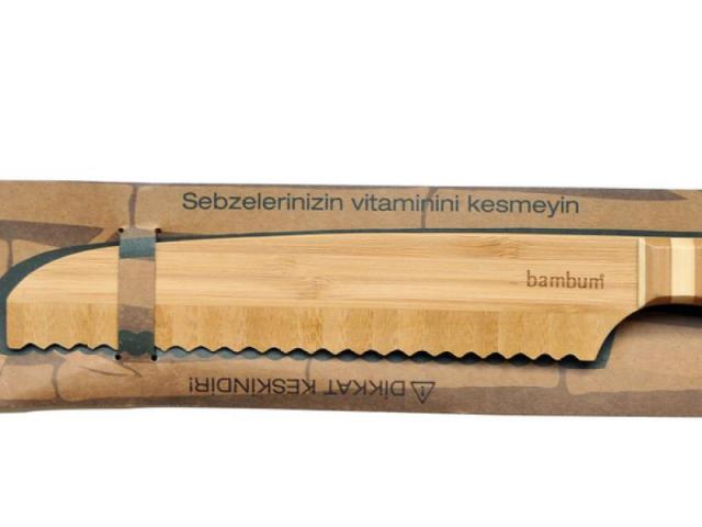 Бамбуков нож за хляб - Аксесоари за готвене