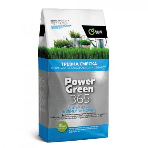 Power Green тревна смеска 365 5кг - Специални тревни смески