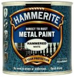 Боя за метал Hammerite 2.5 л бял хамър ефект