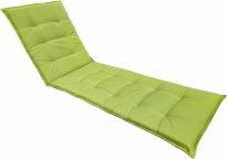 Възглавница за шезлонг 190х58х5 см светло зелено