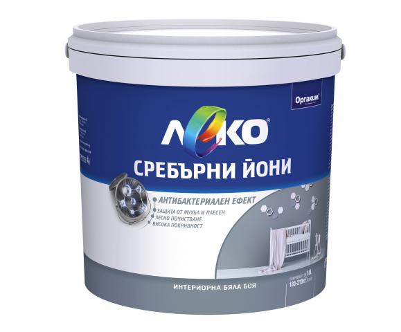 Интериорна боя Леко сребърни йони 15 л - Бели бои
