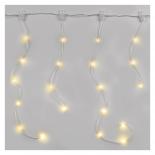LED коледна верига - висулки, 2.9м топло бяло