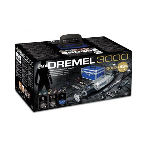 DREMEL 3000 GOLD Комплект, снимка 2 - Машини