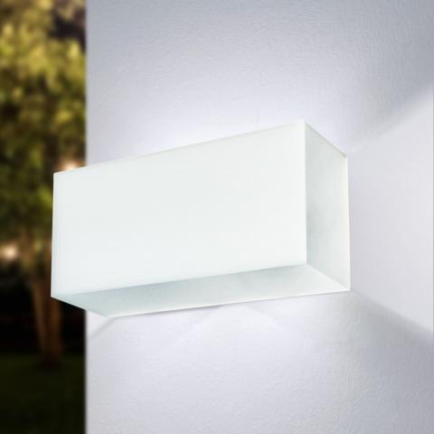 Фасаден LED аплик DUBLIN 8W 800lm 4000K, IP65, бял, снимка 3 - Led прожектори