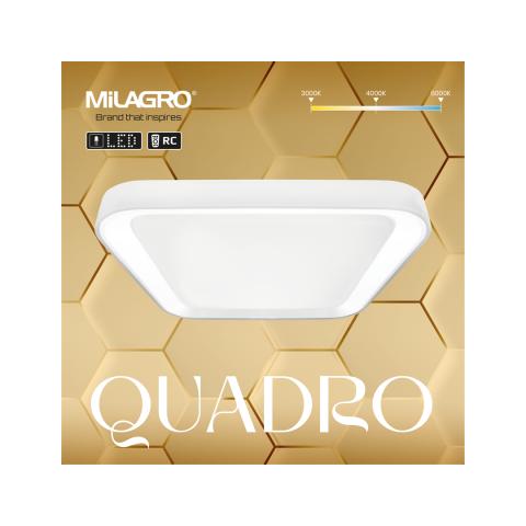 LED Плафон QUADRO WHITE, снимка 2 - Плафони