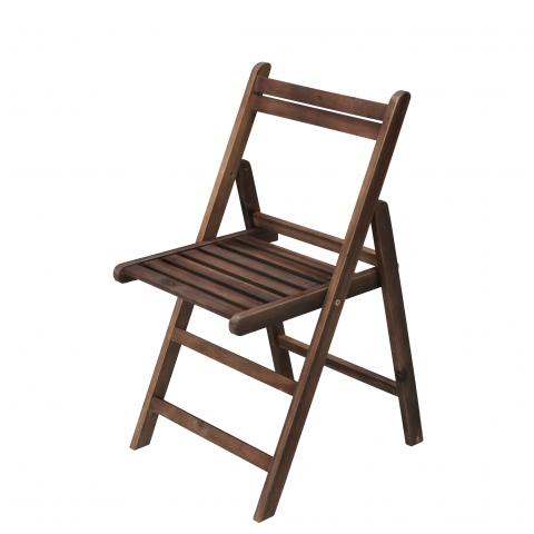 Сгъваем дървен стол - Столове