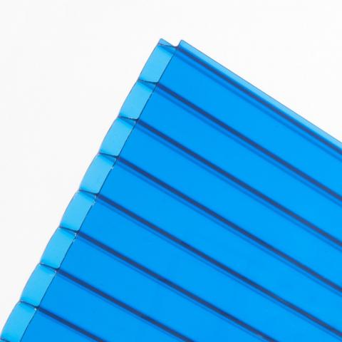 Поликар. лист 4мм син 2мX1,05м - Полистиролни и поликарбонатни плоскости