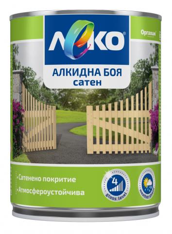 Алкидна боя Леко сатен бял 650 мл - Бои за метал