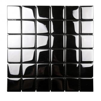 Стъклена мозайка 30х30 Черна - Стъклени