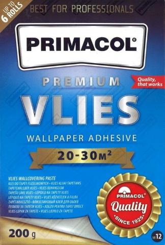 Лепило за тапети Primacol Premium Vlies, 200гр. - Лепила за тапети