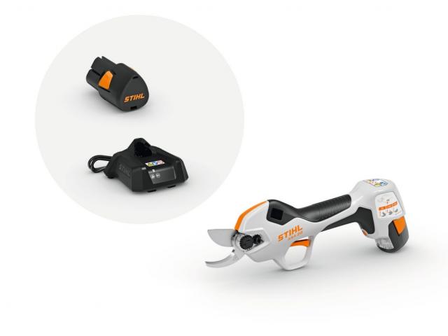 Акумулаторна лозарска ножица Stihl ASA 20 с батерия AL1 и зарядно AS2 - Акумулаторни градински инструменти
