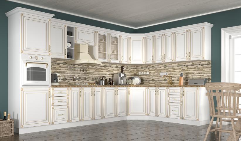 Горна шкаф с клапваща врата IMPERIA 60см, снимка 2 - Модулни кухни с онлайн поръчка