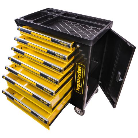Количка за инструменти Topmaster 7 чекемджета, снимка 2 - Шкаф с чекмеджета