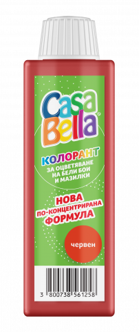 Casa Bella колорант червен 40мл - Оцветители за бои за стени