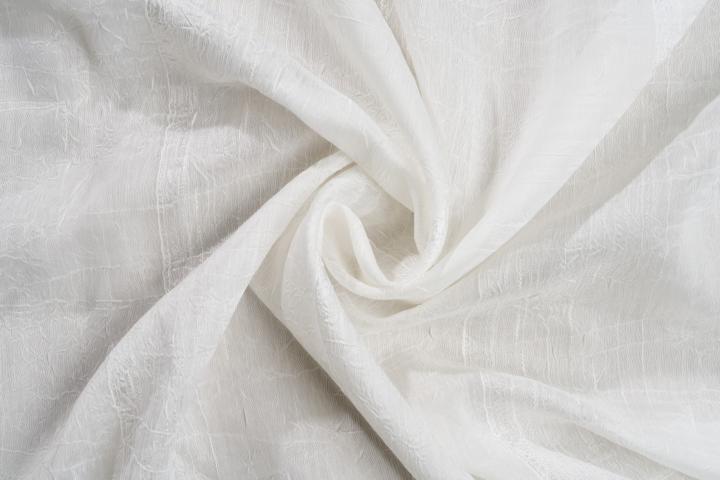 Перде воал Senzo Crush 290 см бяло, снимка 3 - Пердета по каталог (поръчка)