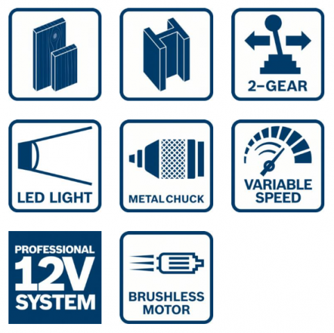 Акумулаторен винтоверт BOSCH GSR 12V-30, снимка 2 - Акумулаторни винтоверти