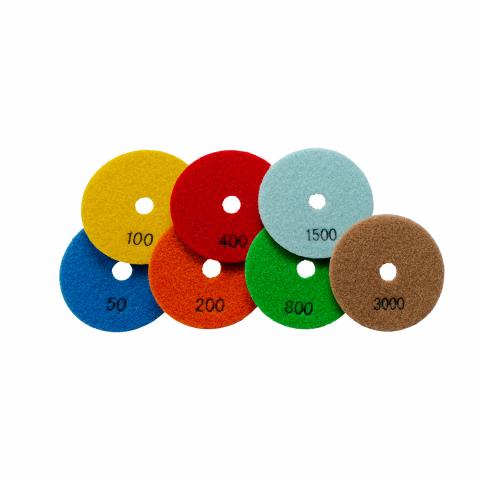 Диамантени дискове за сухо полиране NEXTOOL 7 броя, снимка 3 - Дискове за полиране
