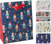 Коледна торбичка 18х8х23 см