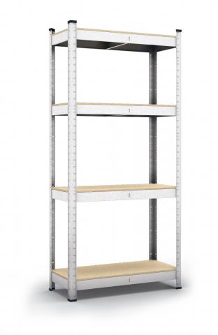 Стелаж De'Home Heavy 168х160х60 см 4х300 кг поцинкован, снимка 2 - Метални стелажи