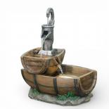 Градински фонтан бъчви