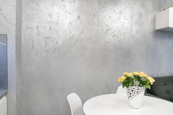 Перлена базa Primacol Silver Sand 1 л, снимка 3 - Ефектни бои за стени
