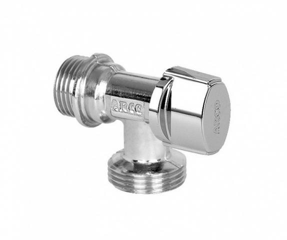 Спирателен кран ъглов за пералня 1/2-3/4 - Кранове