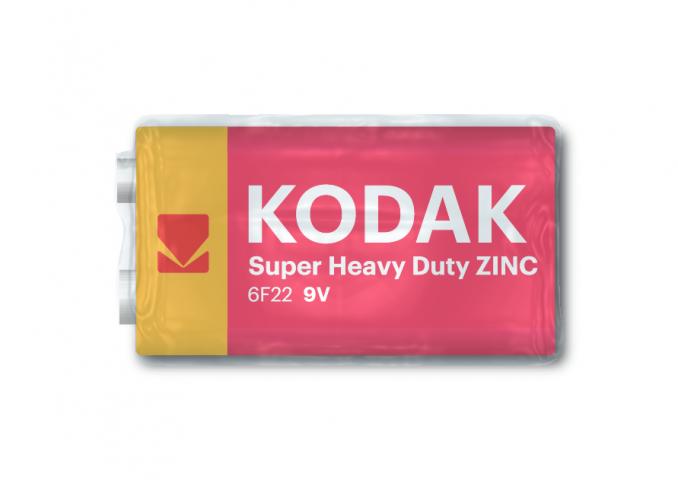 Цинкова батерия Kodak Super Heavy Duty 9V 1бр. Фолио - Батерии